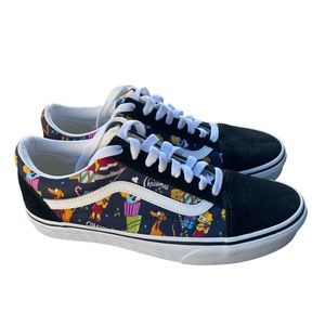 Vans x The Simpsons Christmas customs low shoes Size 7.5 W 9